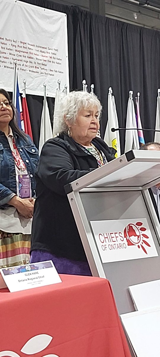 AIAI (@aiai_comms) on Twitter photo Donna Debassige speaks to the <a href="/ChiefsofOntario/">Chiefs of Ontario</a> at the #cooaca2024 saying "Keep our women in your hearts and prayers" as she refers to #mmiwawareness
<a href="/NANComms/">Nishnawbe Aski Nation</a> <a href="/NationTalk/">NationTalk.ca</a> <a href="/AFN_Comms/">AFN_Comms</a> <a href="/APTNNews/">APTN News</a> <a href="/CBCIndigenous/">CBC Indigenous</a> Donna Debassige speaks to the <a href="/ChiefsofOntario/">Chiefs of Ontario</a> at the #cooaca2024 saying "Keep our women in your hearts and prayers" as she refers to #mmiwawareness
<a href="/NANComms/">Nishnawbe Aski Nation</a> <a href="/NationTalk/">NationTalk.ca</a> <a href="/AFN_Comms/">AFN_Comms</a> <a href="/APTNNews/">APTN News</a> <a href="/CBCIndigenous/">CBC Indigenous</a>