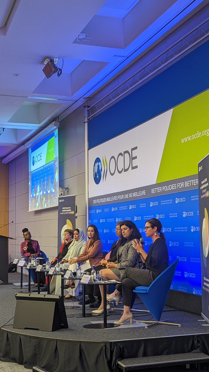 Language such as "women beneficiaries" or "empowering women" detracts from the agency of women to step in, step up to use their voices. It is problematic across governments and in many sectors, said Susan Snider <a href="/equality_fund/">Equality Fund</a> #OECDGender forum #SIGI <a href="/OECDdev/">OECD Development</a>