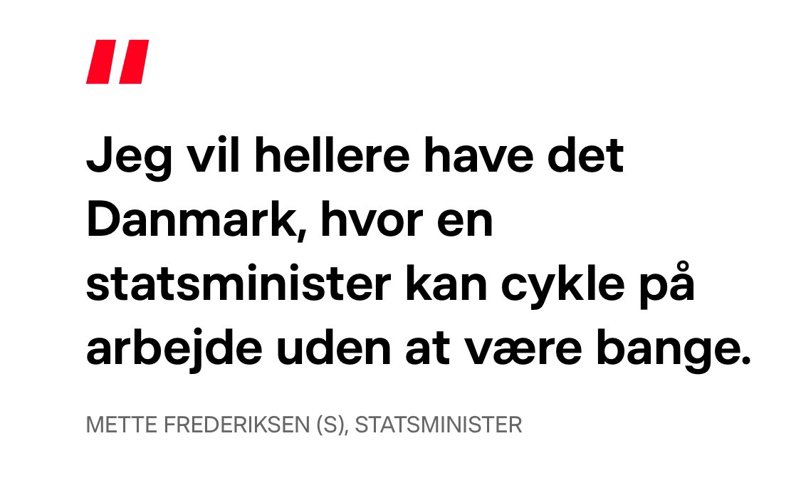 Så skal du nok flytte din arbejdsplads ud af København, Mette. Har du været i morgentrafikken for nylig?