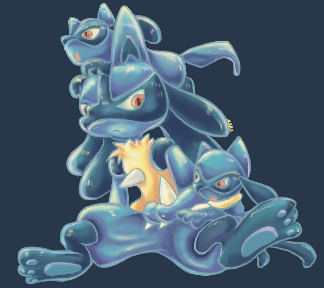 _keroooo0's tweet photo. ψ(｀∇´)��

#ルカリオ #ポケットモンスター #Lucario #どうじん #同人 #插畫 #電繪 #塗鴉 #pokémon #寶可夢 #illustration #drawing #animate #digitalart #digitaldrawing #digitalillustration https://t.co/sQuW9XS6sf