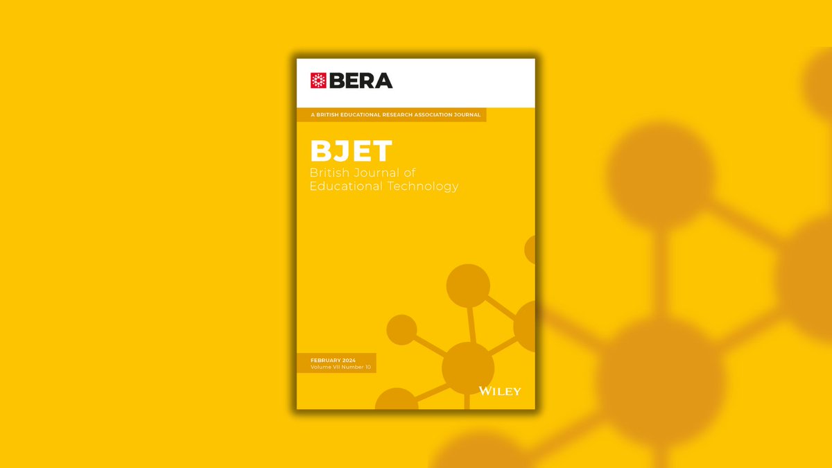 📢 New British Journal of Educational Technology (<a href="/BJETEds/">BJET Editors</a>) issue 

Volume 55, Issue 4
July 2024
Featuring two new special sections

Find out more: bera-journals.onlinelibrary.wiley.com/toc/14678535/2…