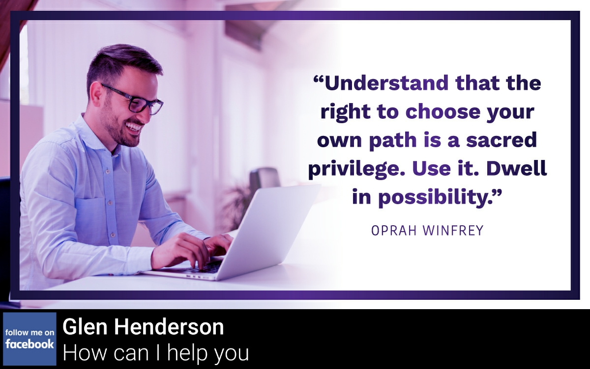 GlenDHenderson's tweet photo. You have the ability to choose your next destination and forge your own way. Don’t let that opportunity go to waste. https://t.co/PXn5iAuXzW