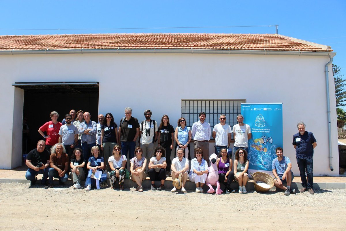 gobmenorca's tweet photo. 🌊 🧂 Vam tenir l'oportunitat d’assistir al seminarisobre restauració ecològica de salines abandonades organitzat per @WWFespana , @asociacionanse , ANSE i l’ @IEOoceanografia en el marc del projecte #RESALAR realitzat a les Salines de Marchamalo, al sud del Mar Menor. https://t.co/wVBipZQcDZ
