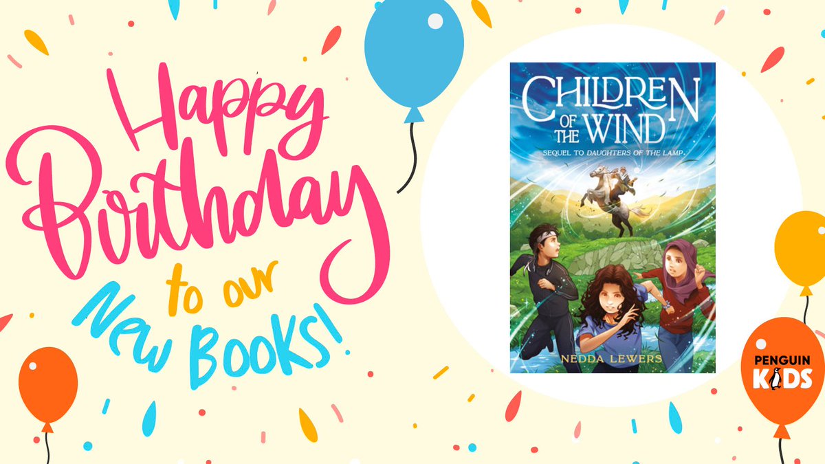 Penguin Kids (@penguinkids) on Twitter photo Happy #BookBirthday to CHILDREN OF THE WIND by <a href="/NeddaLewers/">Nedda Lewers is mostly on IG</a>
Percy Jackson meets Arabian fairy tales in this epic middle grade fantasy series about a girl who becomes the keeper of Ali Baba’s treasure—now back with a sequel! Ages 8-12.
➡️bit.ly/3Rcc4i7 Happy #BookBirthday to CHILDREN OF THE WIND by <a href="/NeddaLewers/">Nedda Lewers is mostly on IG</a>
Percy Jackson meets Arabian fairy tales in this epic middle grade fantasy series about a girl who becomes the keeper of Ali Baba’s treasure—now back with a sequel! Ages 8-12.
➡️bit.ly/3Rcc4i7
