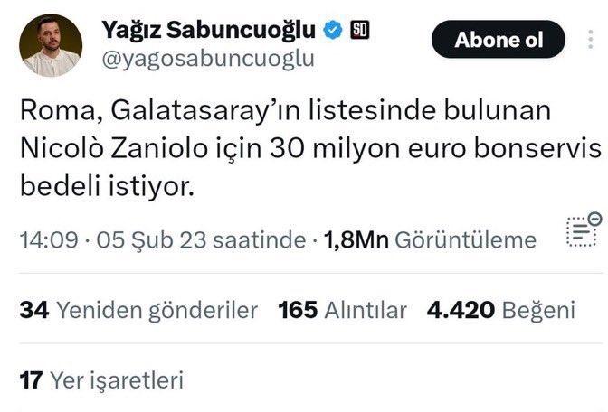 _AslanPencesi_'s tweet photo. Zaniolo’yu Galatasaray 5 Yıl taksitle 15M€’ya almıştı. Fofana Galatasaray’da diyebiliriz. Maliyeti ise Fenerbahçe’ye gelince Roma’ya ödeten kişi Galatasaray’a gelince 2’yle çarpıyor. https://t.co/x9d3o4FcWf