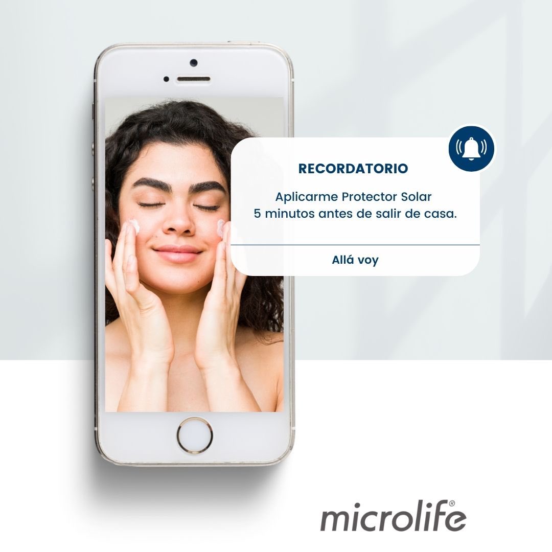MicrolifeP's tweet photo. Recordatorio 💙🔔

#microlife #cuidatusalud #protectorsolar #healthcare https://t.co/LK7K3MLtX6