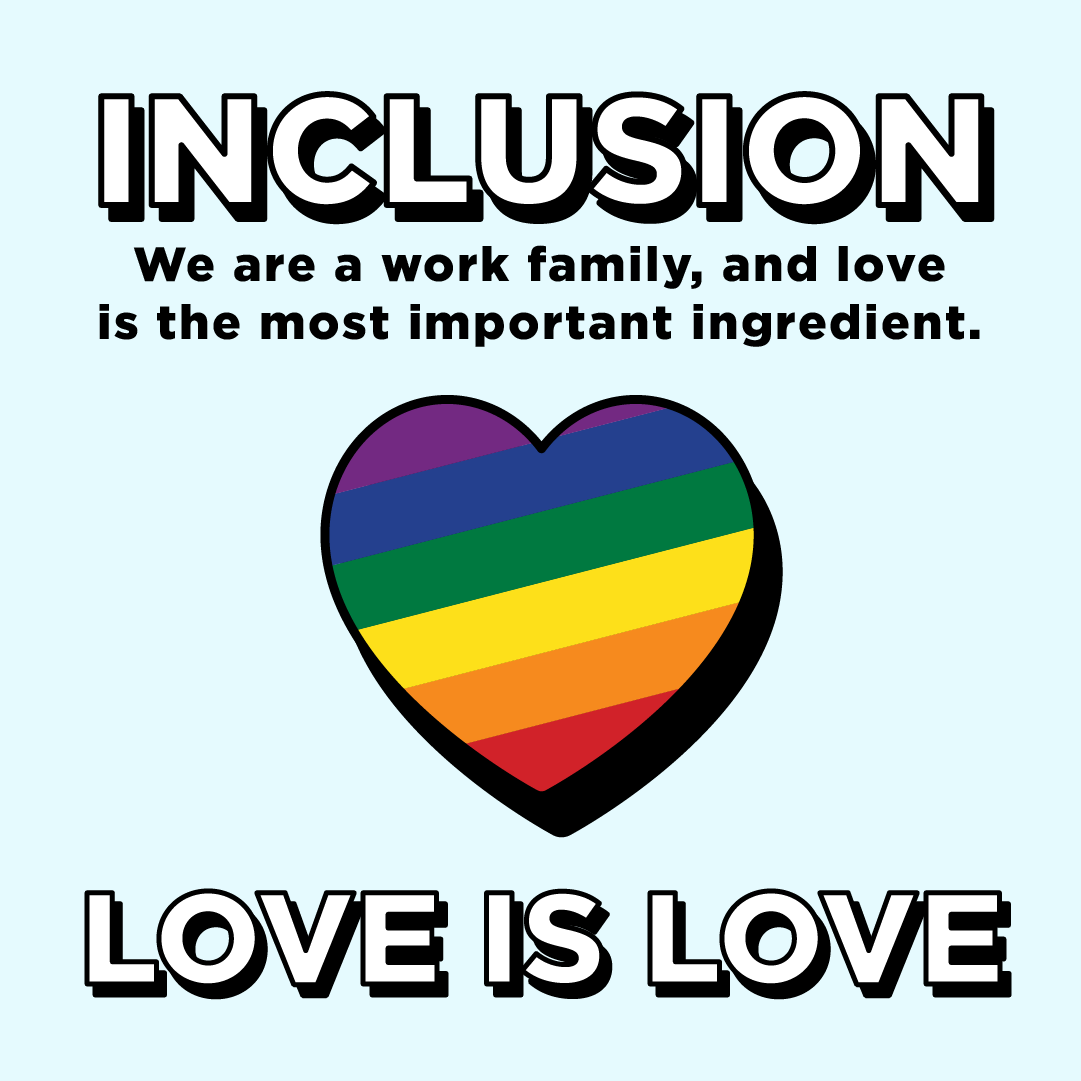 bishopmccann's tweet photo. At Bishop-McCann, inclusion is one of our core values, and it's at the heart of everything we do. 💙 We're proud to be a workplace where every individual feels valued and respected. 🌈 #happypridemonth #wecreateJOY #inclusion https://t.co/g0OiXgV07p