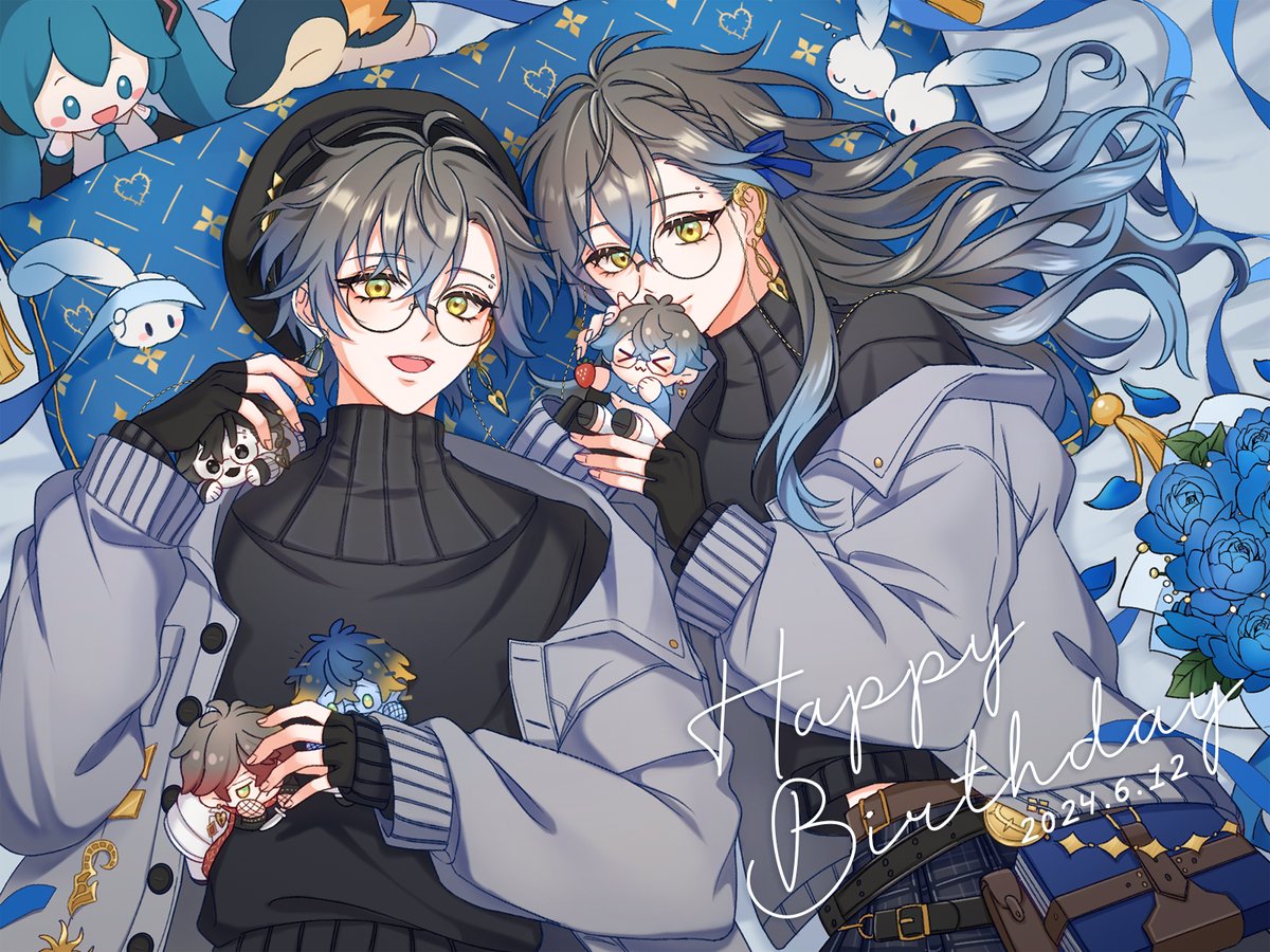 Happy Birthday Ike &amp; Ivy &amp; ...🥳💙💙💙

#CandlesForIkey2024 
#Ikenography