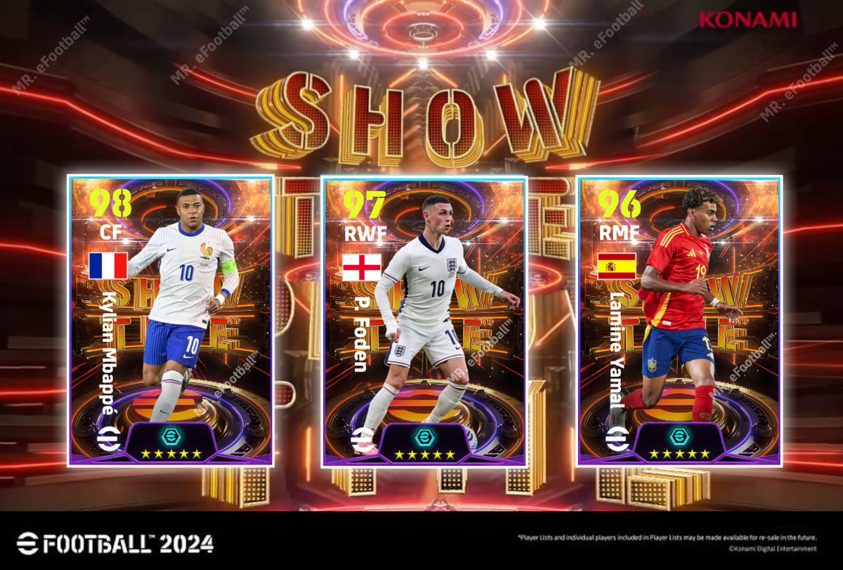 Mrefootbal's tweet photo. New Showtime Players ⏳🔜 

It is expected that the New update V3.6.0 coming on 13 Jun...

It has not been announced It is only a prediction ! 🙌

#eFootball #eFootball2024 https://t.co/WoYqQprx8v