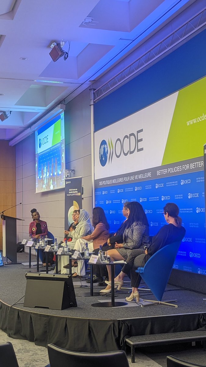 We need women in charge of exercising budgeting, including in sectors such as green and digital sectors, said HE Mona Al Marri, VP of the UAE Gender Balance Council #OECDGender forum #SIGI <a href="/OECDdev/">OECD Development</a>