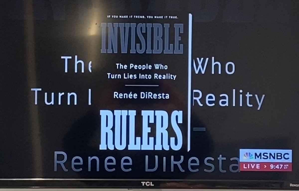 Christopher Graves (@cgraves) on Twitter photo Urgently important new book out (“Invisible Rulers”) from disinformation expert, scholar and author <a href="/noUpside/">Renee DiResta</a> Renee DiResta. Urgently important new book out (“Invisible Rulers”) from disinformation expert, scholar and author <a href="/noUpside/">Renee DiResta</a> Renee DiResta.