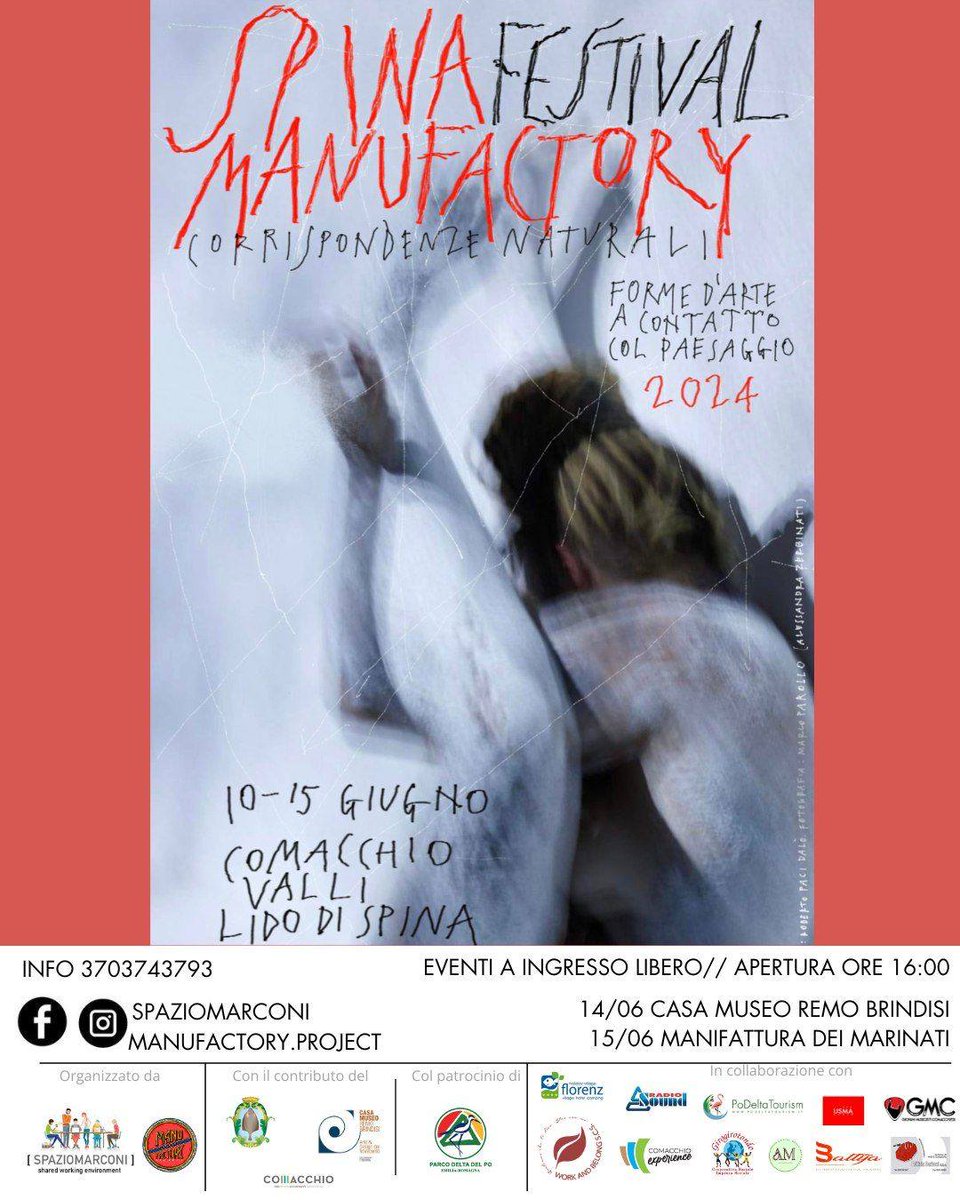 📣 SPINA FESTIVAL - MANUFACTORY 📣

Siete pronti per 5 giorni di arte, bei paesaggi e avventure? Dal 10 al 15 giugno riparte Spina Festival - Manufactory.