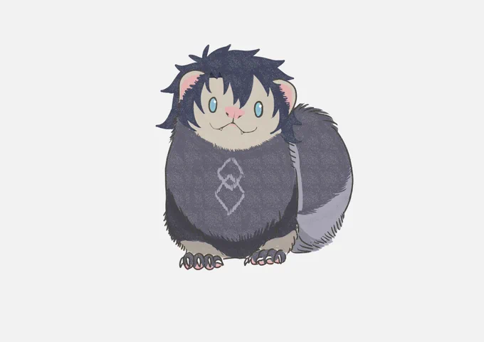 フェレットぐだくん#FGO#フェレット 
