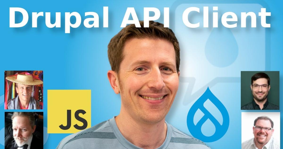 Talking Drupal Episode #454 Explores Drupal API Client with Brian Perry bit.ly/3KC2ZLE <a href="/randyfay/">DDEV</a> <a href="/mandclu/">Martin Anderson-Clutz @mandclu@drupal.community</a> <a href="/johnpicozzi/">John Picozzi</a> <a href="/nicxvan/">nicxvan</a> <a href="/bricomedy/">Brian Perry</a> <a href="/chapter_three/">Chapter Three</a> <a href="/TalkingDrupal/">Talking Drupal</a>