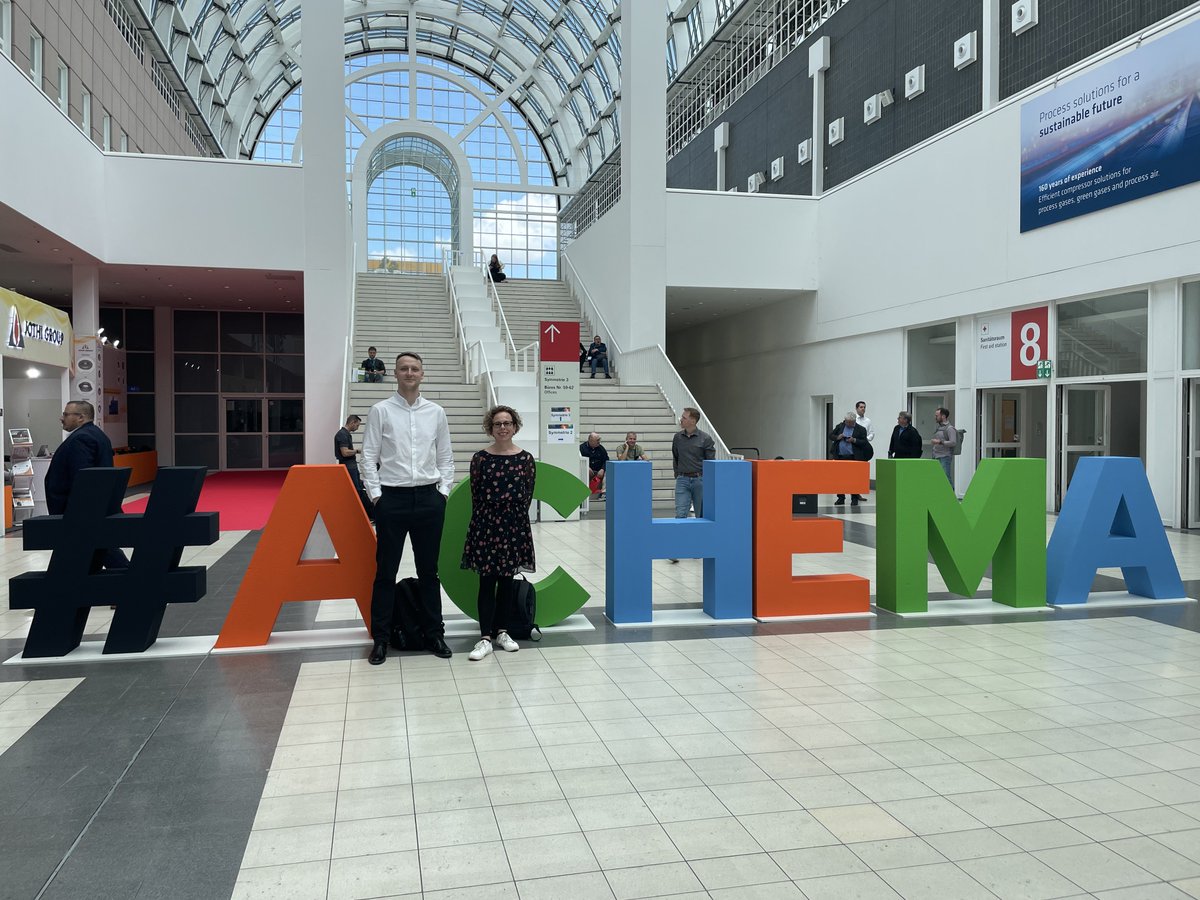 First day at #ACHEMA2024 this event is on another scale! Already met some interesting people, observed some great tech, even real explosions! Digital Innovation &amp; Sustainability are high on the agenda so our sensing &amp; digital capabilities are in the sweet spot 🍬💡