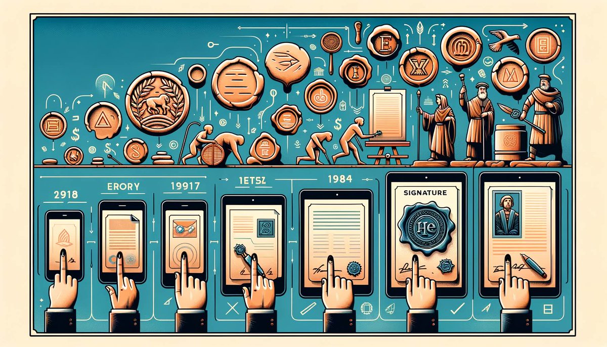 MyDocSafe's tweet image. The importance and significance of Signature - from antiquity until today: mydocsafe.com/uk/the-history… #esign #electronicsignature #esignature