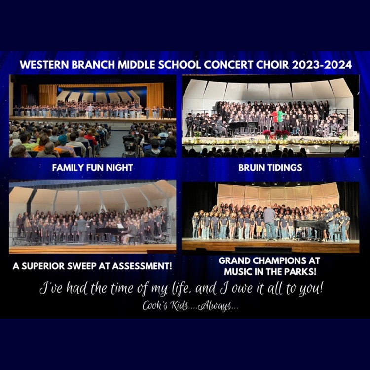 wbmbruins's tweet photo. Thank you to everyone who has supported the WBM Choirs this year!! From our Fall concerts, our holiday fundraiser, HITS ON HAWKSLEY! & everything in-between, thank you for your unwavering support! It is safe to say that “We have had the time of lives!” 🎶💙
#CooksKids https://t.co/M9NG161ks6