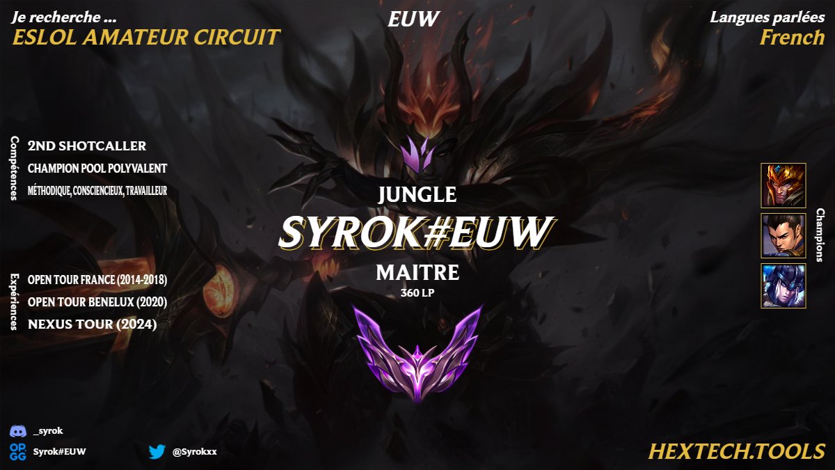 Syrokxx's tweet photo. LFT pour le circuit Benelux (division 3) https://t.co/f43l1cLO5u