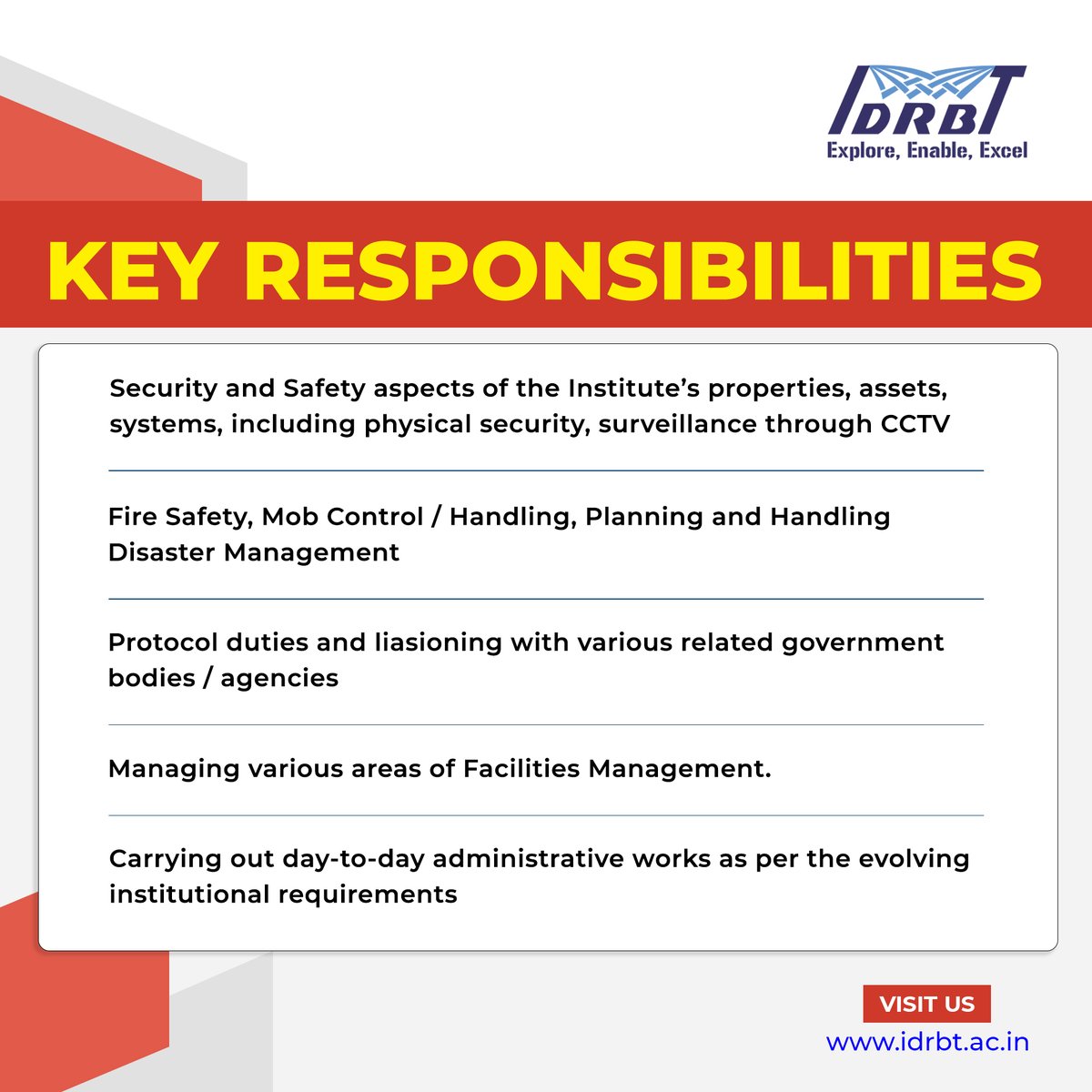 IDRBT's tweet photo. IDRBT is looking for a Dynamic Security Administration Manager. Please visit https://t.co/q2sUmt2JS3 for details and Apply latest by July 01, 2024.
#idrbt #jobopportunity #securityjobs #wearehiring #jobopportunities #jobopening #CareerOpportunity #securitymanager #jobs https://t.co/HY44db2fLH
