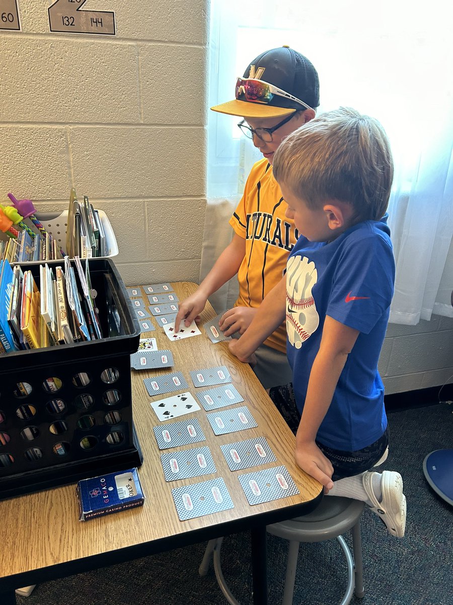 JillEltiste's tweet photo. Card games are a fun way to practice math skills! #LPSsummer2024 @ShoalCreekStars #scstars ⭐️🃏♠️♥️♣️♦️ https://t.co/EIeB4PW1NB