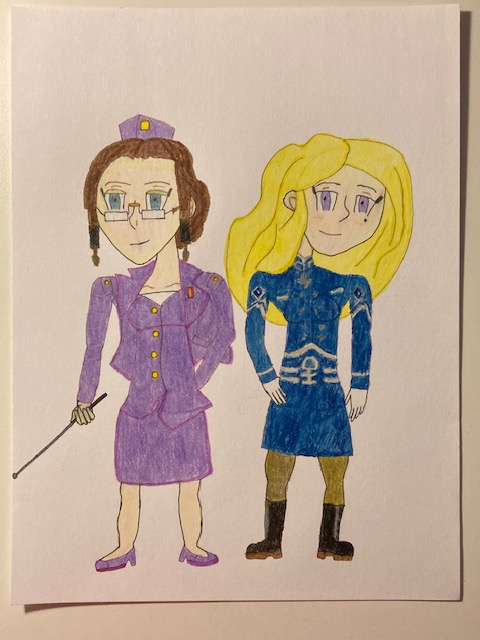 RecordMaker91's tweet photo. New Fanart!  Outfit Swap: Sophia &amp; Nell  #Fanart #lastexile #advancewars https://t.co/7qTg9SkqM1