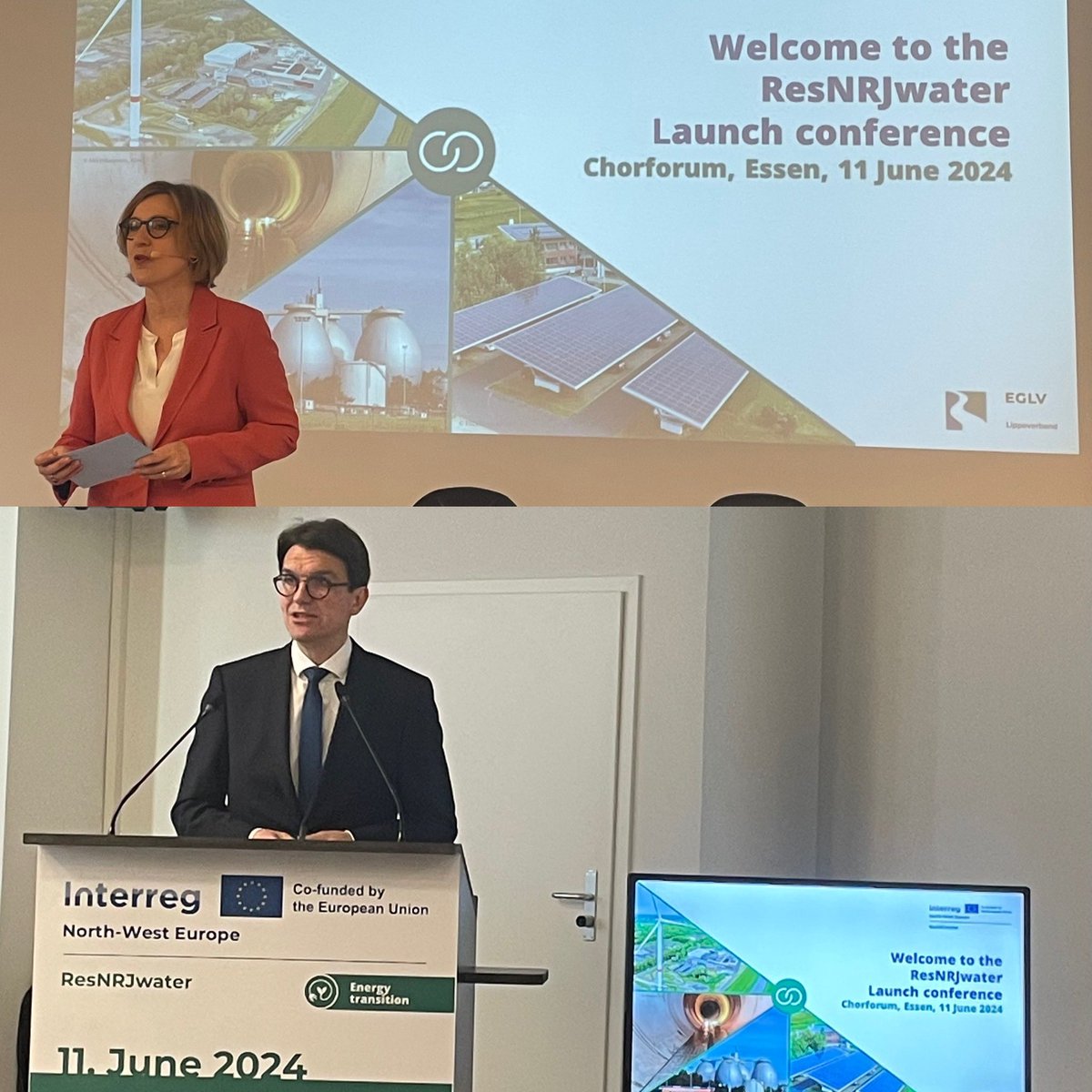 Nach dem Wahlkampf geht es wieder an das Lösen von Problemen: Emschergenossenschaft und 8 Partner denken über Energiegewinnung aus Abwasser nach; #INTERREG gefördert
