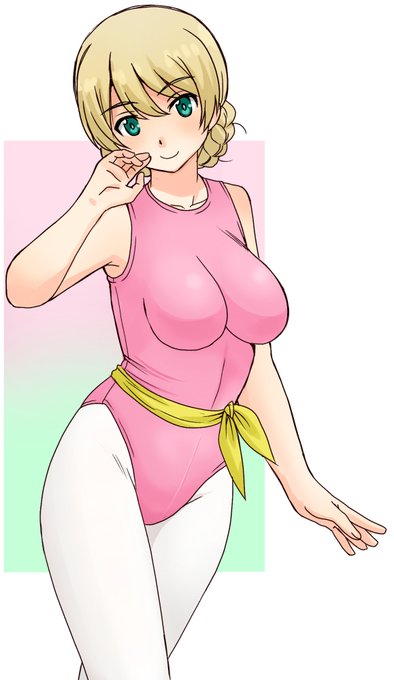 ふいに大正時代っぽいレオタードを着てみる紅茶柱。 