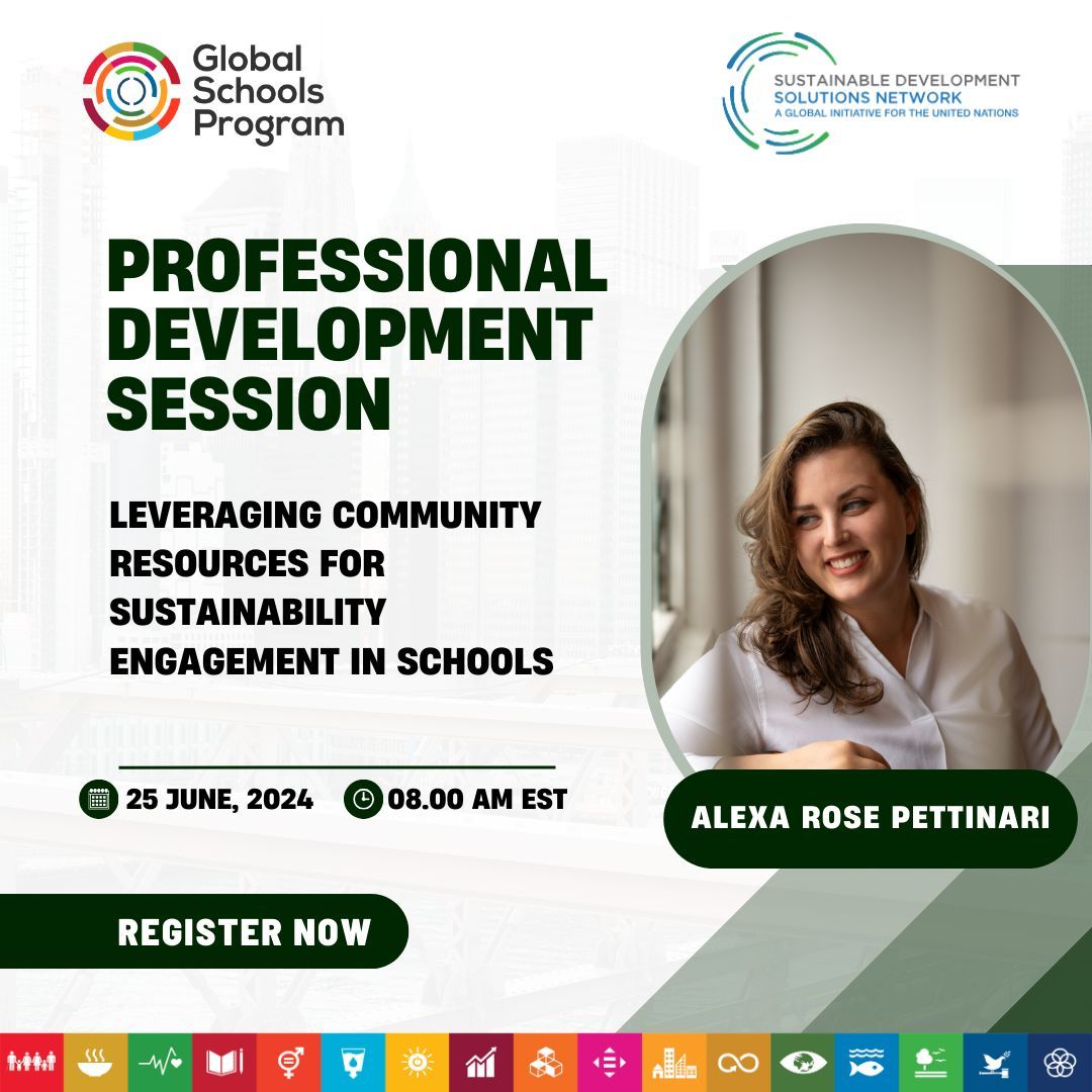 📢📅  Save the date for an engaging professional development session tailored for educators looking to enhance their practice through Environmental and Sustainable Development!

Register today and be a part of a #sustainable future👉 bit.ly/4ceMAIT