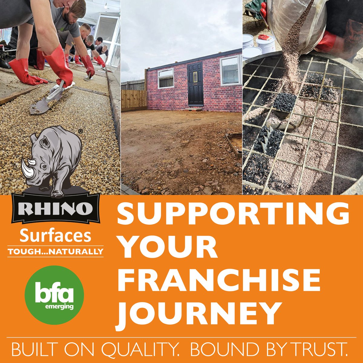 Visit our website to find out more about the rewarding benefits of being a Rhino Franchisee:
rhinosurfaces.co.uk/own-a-franchis… 

Choose Rhino and Discover Innovation  

#franchiseuk #franchising #resinbounduk #redundancy #newcareer #investmentopportunity #resinbound #motivation