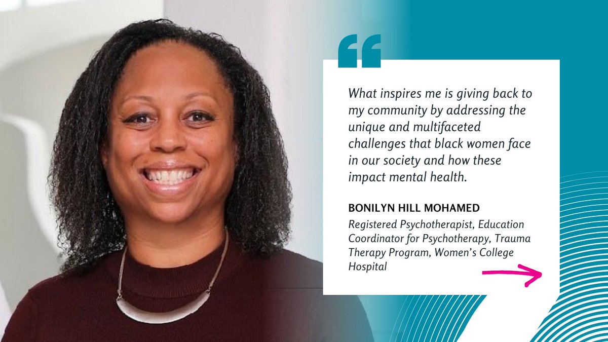 Meet Psychotherapist, Bonilyn! 👋 
She knows it's imperative to demystify the #stigma around mental health and normalize the importance of seeking out support when needed.

Join Bonilyn &amp; a team of experts on June 13, for Best Health for Black Women.