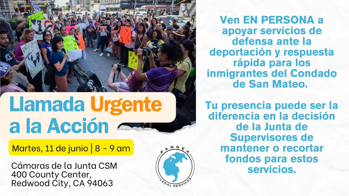 Nos vemos en menos de una hora a exhortar a la Camara de Supervisores a continuar el financiamiento de estos servicios!