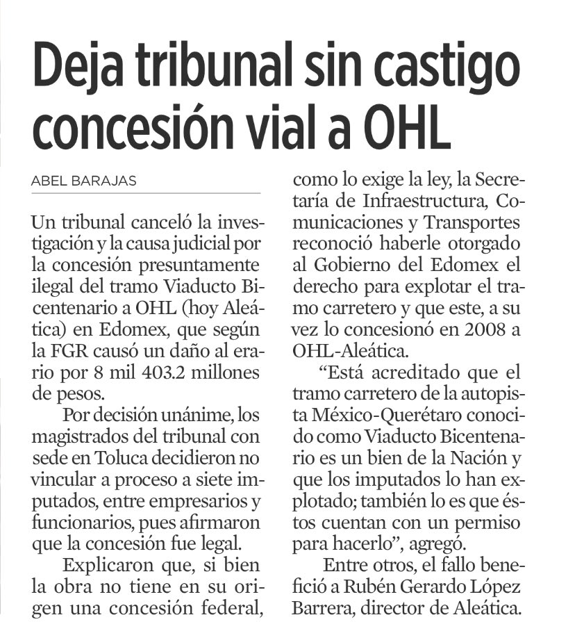 PDiezG's tweet photo. Ministra Norma Piña: lo que resolvieron #LosMagistradosAleatica es ilegal, vergonzoso y ofensivo. Dijeron que “está acreditado que el tramo carretero de la autopista México-Querétaro conocido como Viaducto Bicentenario es un bien de la Nación y que los imputados lo han explotado; también lo es que éstos cuentan con un PERMISO para hacerlo”. Estos 3 tristes magistrados no conocen la Constitución ni las leyes de este país. Ni leyeron siquiera #ElConvenioDeLaVergüenza. Para explotar una vía general de comunicación se requiere concesión federal, no un permiso. ¿Hará algo el @CJF_Mx Ministra? ¿O hará lo mismo de siempre? Es decir, NADA. @lopezobrador_ @FGRMexico @SCJN