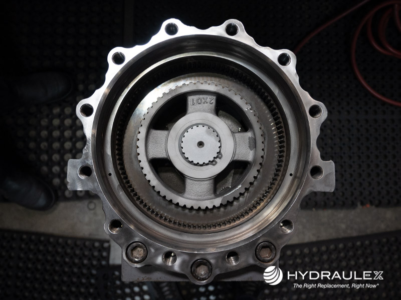 A swing motor caught in mid-assembly. We were in the middle of installing the separator plates &amp; friction plates when this pic was snapped. We repair and reman swing motors - ever in need, give us a call!
-
#hydraulicmotor #swingmotor #constructionequipment #miningequipment