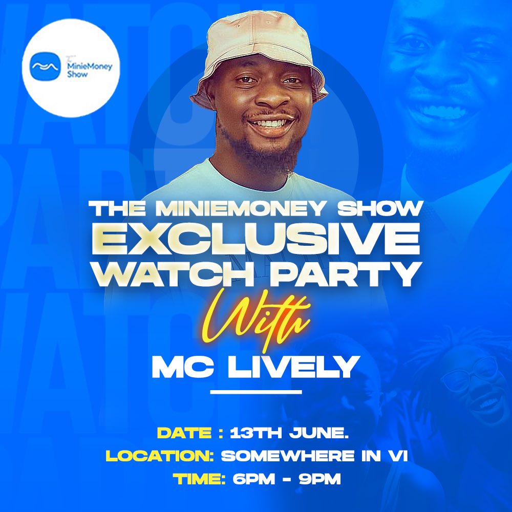 myminiemoney's tweet photo. Exciting Times‼️

The MinineMoney team is hosting an Exclusive private watch party on the 13th for her second episode with the Amazing MC Lively. 

To get the exclusive invite, click the link 

https://t.co/ltaATgSkuf and fill out the form. 

Make sure you don’t miss it. https://t.co/u2JIoUfe2O