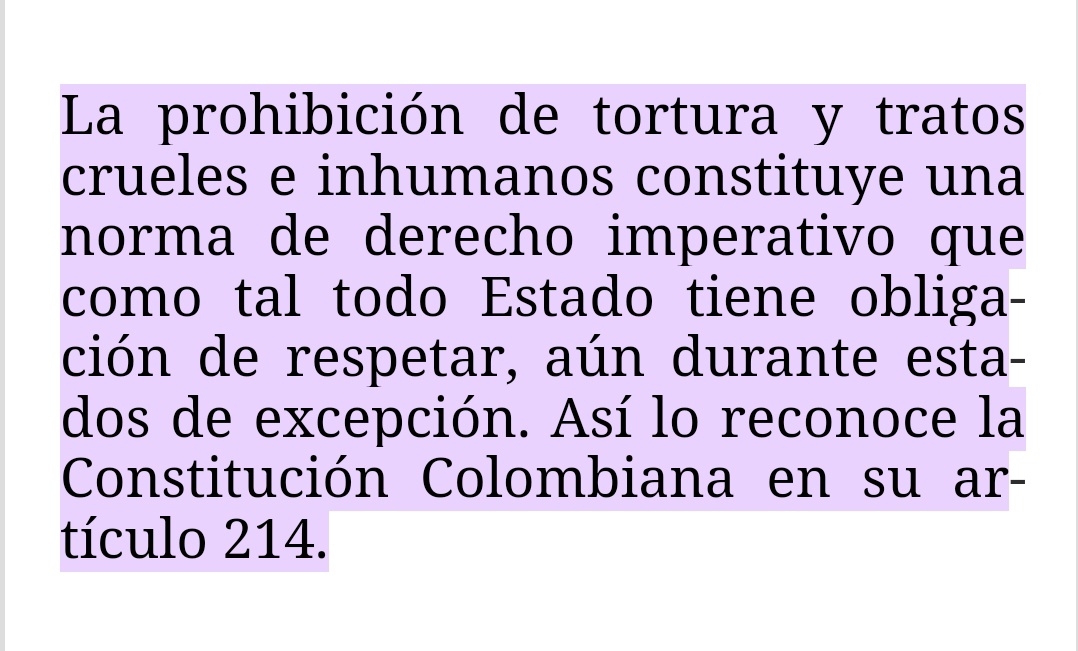 asoler_27's tweet photo. En el proyecto de ley 270 buscan defenderse de la "tortura" pero si eso fuera así, se les olvidó que en Colombia ya existen leyes para defender a aquellos que han sido torturados! Entonces para que hacer una nueva ley???
#conmishijosnotemetas 
@PrimeraSenado https://t.co/lpXKAXMXwl