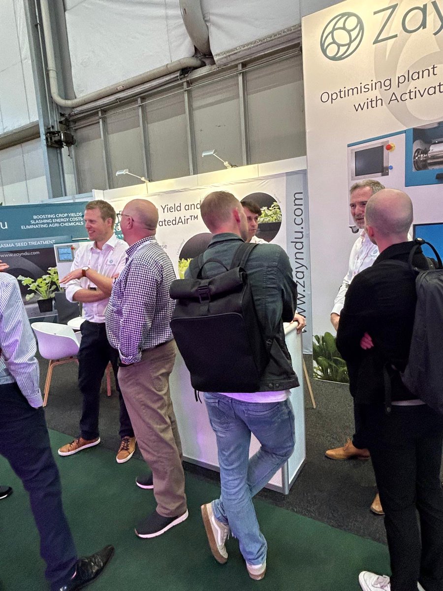 Zayndu_Seeds's tweet image. What an incredible first day at @GreenTechRAI!

If you haven&apos;t already, come and visit the team at booth 05.401VF to hear about what CEO, Ralph Weir calls &apos;cutting-edge technology that many growers will not have experienced before&apos;.
#greentech2024 #ActivatedAir #plasmaagriculture