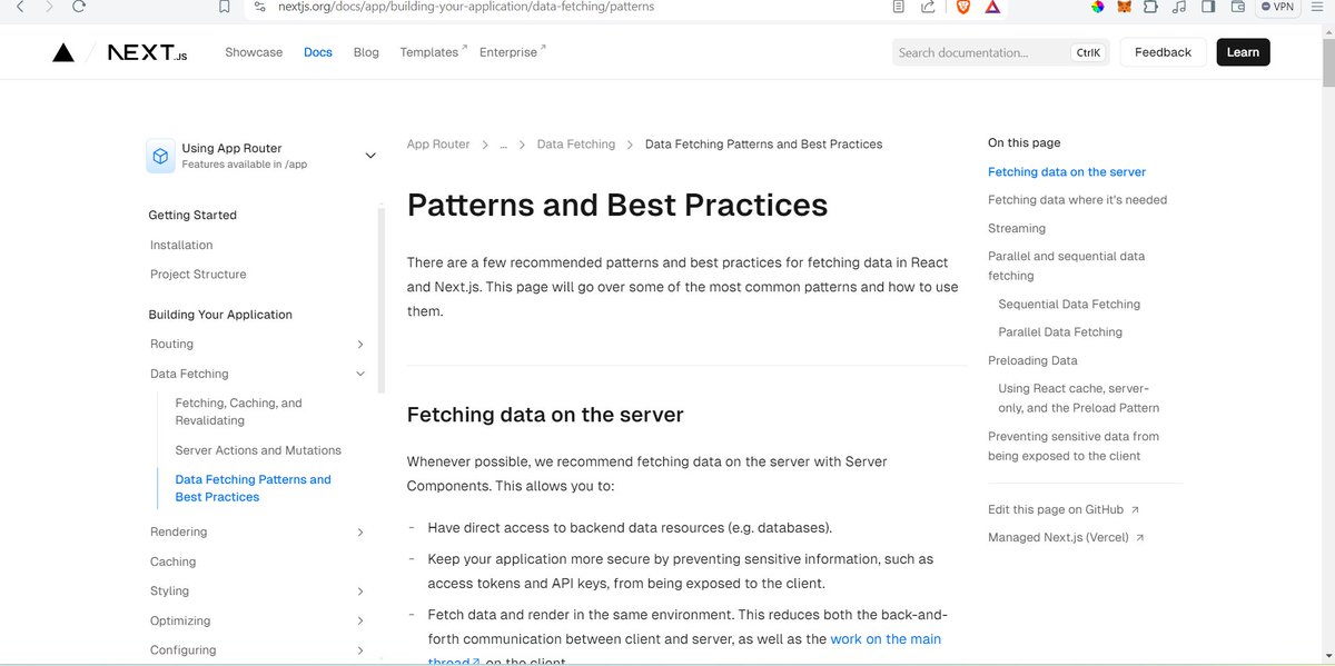 SamratCodes's tweet photo. Exploring data fetching patterns and best practices in Next.js, including useEffect, React Query, SWR, and Axios for efficient client-side updates. 🚀

#LSPPDay11 #60DaysOfLearning2024 #learnwithLeapfrog @lftechnology https://t.co/1i2Bg6Cd3k
