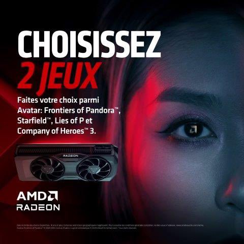 PowerLabFr's tweet image. Profitez de 2 Jeux offerts pour l’achat d’une carte graphique AMD Radeon™ RX 7700 XT ou 7800 XT à partir de maintenant !

Pour en savoir plus : powerlab.fr/content/168-bu…