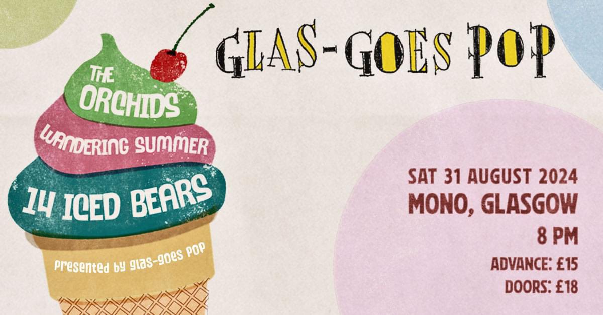 Glasgow Gigs news - another stop on our mammoth world tour 👍@GlasgoesPop <a href="/the14icedbears/">14 Iced Bears</a> <a href="/SkepWax/">Skep Wax Records</a> <a href="/ltm/">Luke Millar</a> <a href="/CherryRedGroup/">Cherry Red Records</a> <a href="/Sarah_Records/">Sarah Records 💙</a> <a href="/BBCRoddyHart/">The Roddy Hart Show</a> <a href="/BBC6Music/">BBC Radio 6 Music</a> facebook.com/share/X8Mtqn8C…