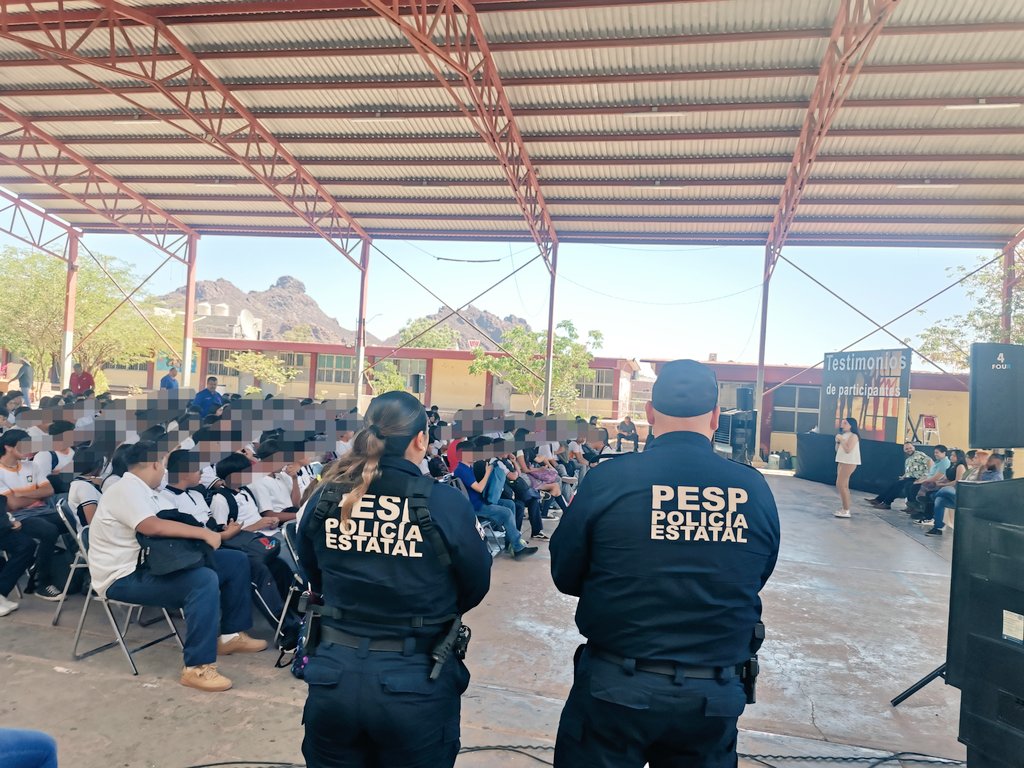 JanethCecilia3's tweet photo. Centro Estatal de Prevención @SonoraSeguridad en coordinación con @DIFSonora llevaron conferencia "Más Salud, Menos Adicciones" a alumnos de ambos turnos de Escuela Secundaria Técnica No. 71 #GuaymasNorte donde se habló de las consecuencias de las drogas.
#PrevenciónSonora https://t.co/UotmEDLklq