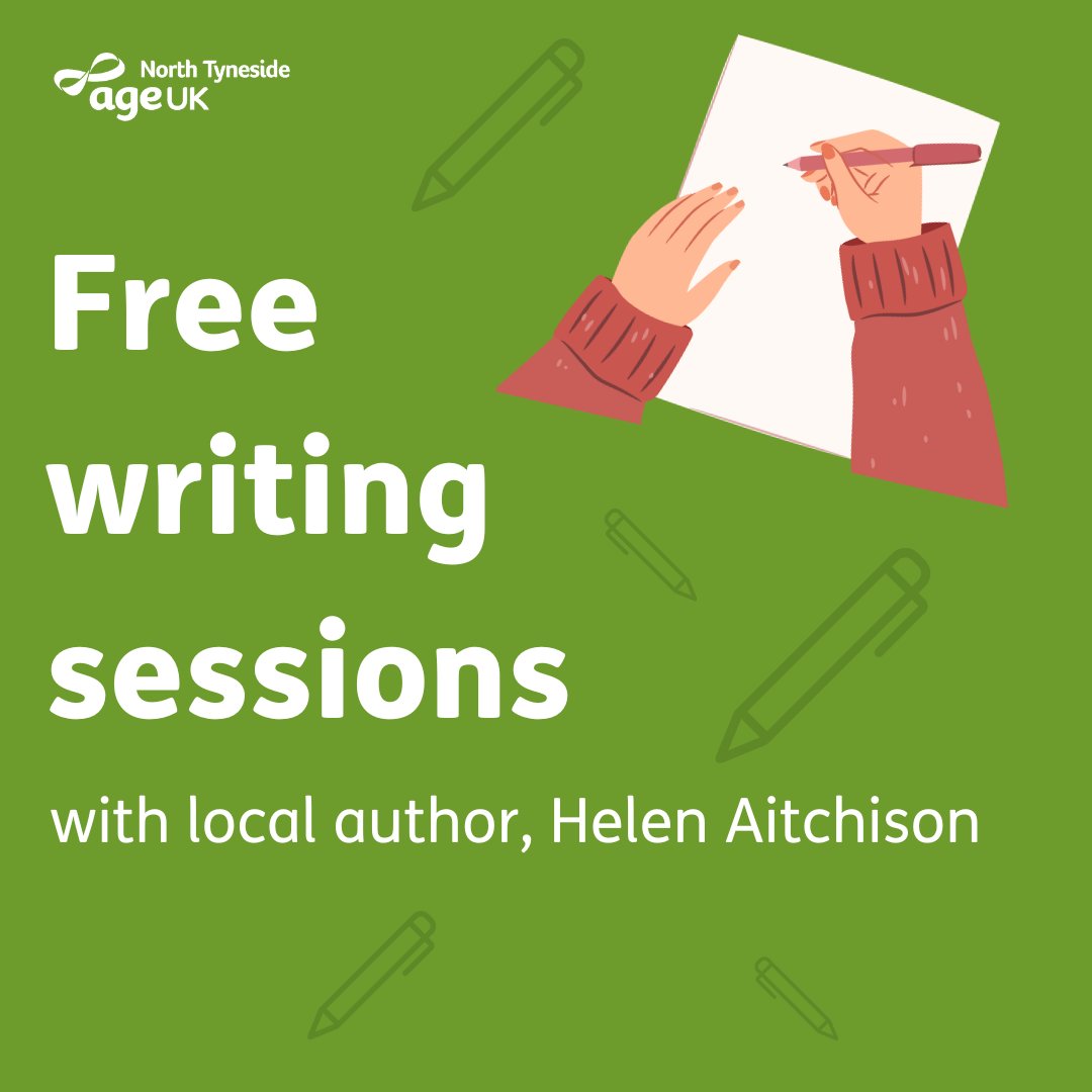 ageuknt's tweet photo. Join local author @aitchisonwrites with poetry and creative writing sessions 💙

Held at the Bradbury Centre in North Shields, you can meet other writers and learn from Helen ✏️

Find out more over on our website 👉 https://t.co/Jxmjxwu3hC 

#NorthTyneside #Creative #Writing https://t.co/h7LPgE13c1