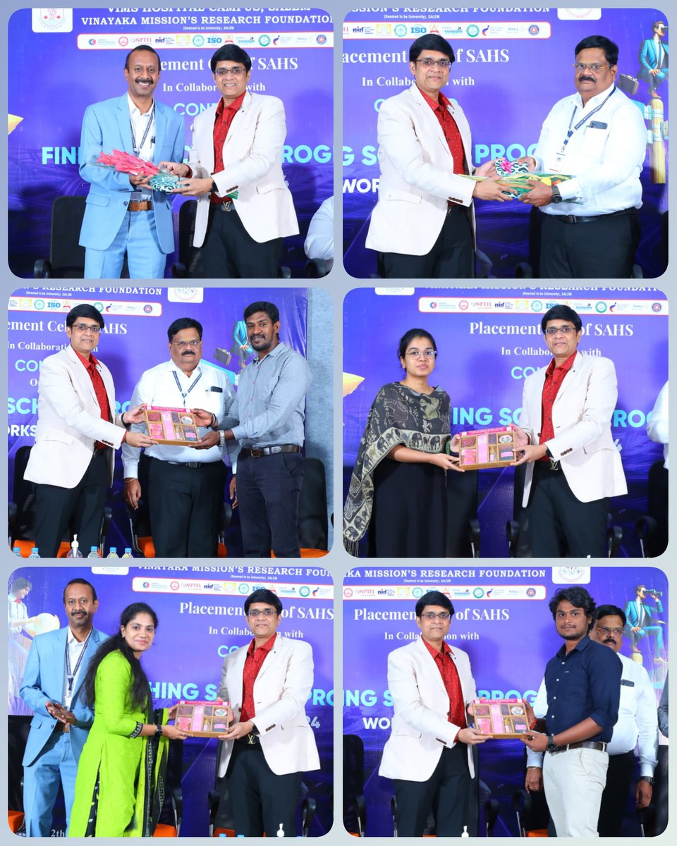 sahsvmrfsalem's tweet image. Greetings from Placement Cell of School of Allied Health Sciences, VMRF- DU, Salem has  Organized &quot;FINISHING SCHOOL PROGRAM - WORKSHOP -2024&quot;  for III yrs and PG Students
 #placementcell #workshop #confido #personalitydevelopment