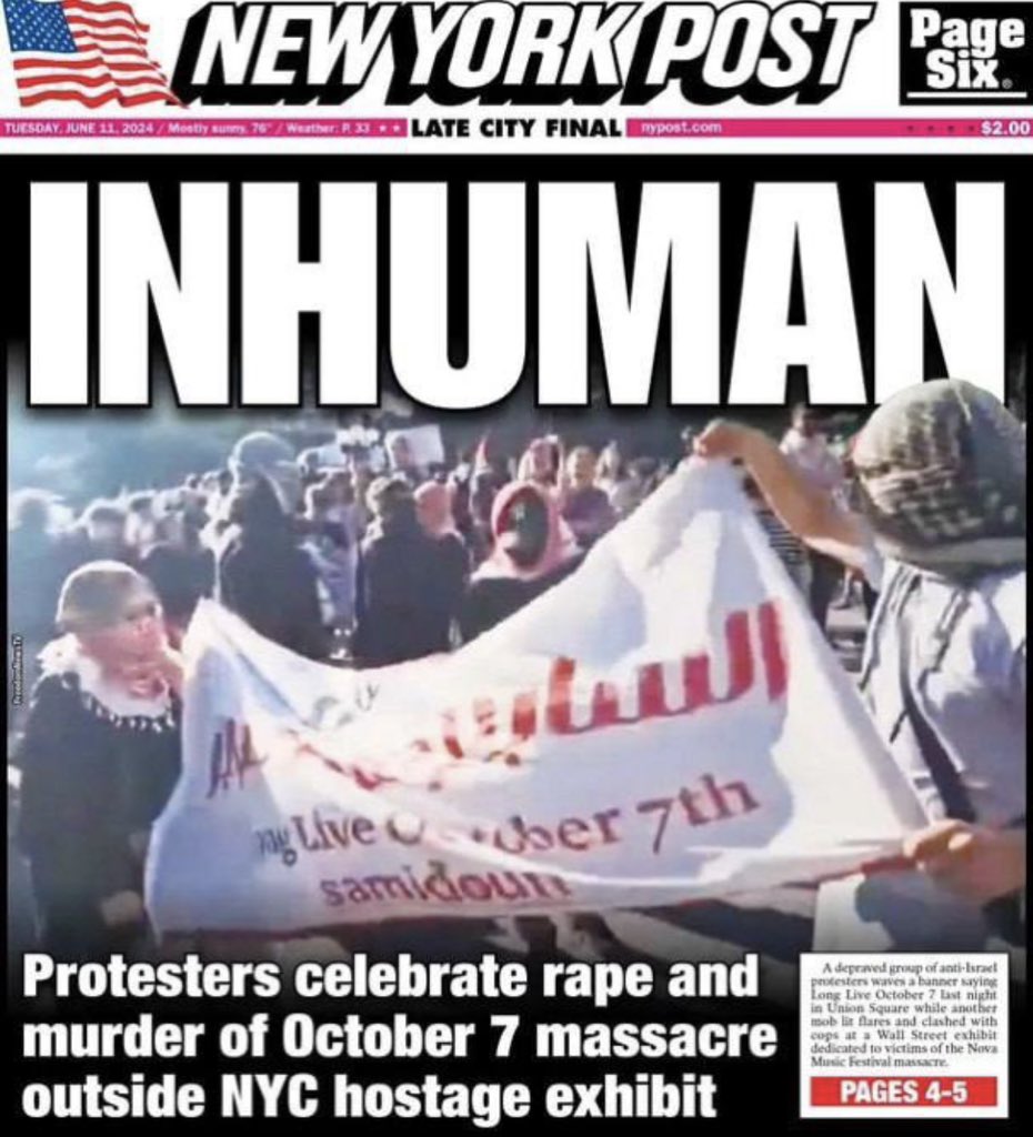 The fact that this is the cover of the <a href="/nypost/">New York Post</a> should wake up every single American.