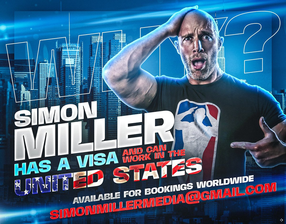 SimonMiller316's tweet photo. I am now good &amp; ready to work in 🇺🇸. I even have a social security number. 🤷‍♂️

All booking enquires welcome &amp; a lot of people have emails headed their way. 🫡

I’m going to be in the States so much in ‘24 travel may not be an issue either so if you need a bald idiot I’m ready! 🙌 https://t.co/shwXo11wyl