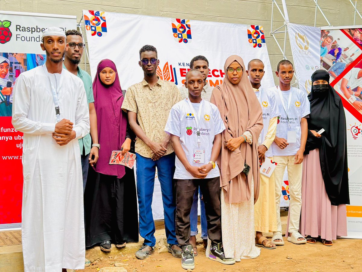 EmpowerwithIT's tweet photo. @EmpowerwithIT Team at FCDC Edtech summit &amp; RPF Digital literacy for ASAL's Project at @GarissaUni

Also witnessed the launch of the partnership between @FCDCKenya and @EdTechEAfrica @Raspberry_Pi
#FCEdTechSummit  #KenyaEdTechSummit https://t.co/rC1jSlwFUV