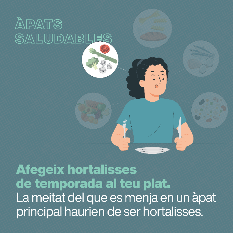 salutcat's tweet photo. 🍉 Una dieta més saludable és possible fent petits canvis per menjar millor! Pren nota:

👍  Menja més fruita i hortalisses, llegums i fruita seca.

⬇ Pren menys sal, sucre, carn vermella i aliments processats.

🥤  Canvia les begudes ensucrades per aigua