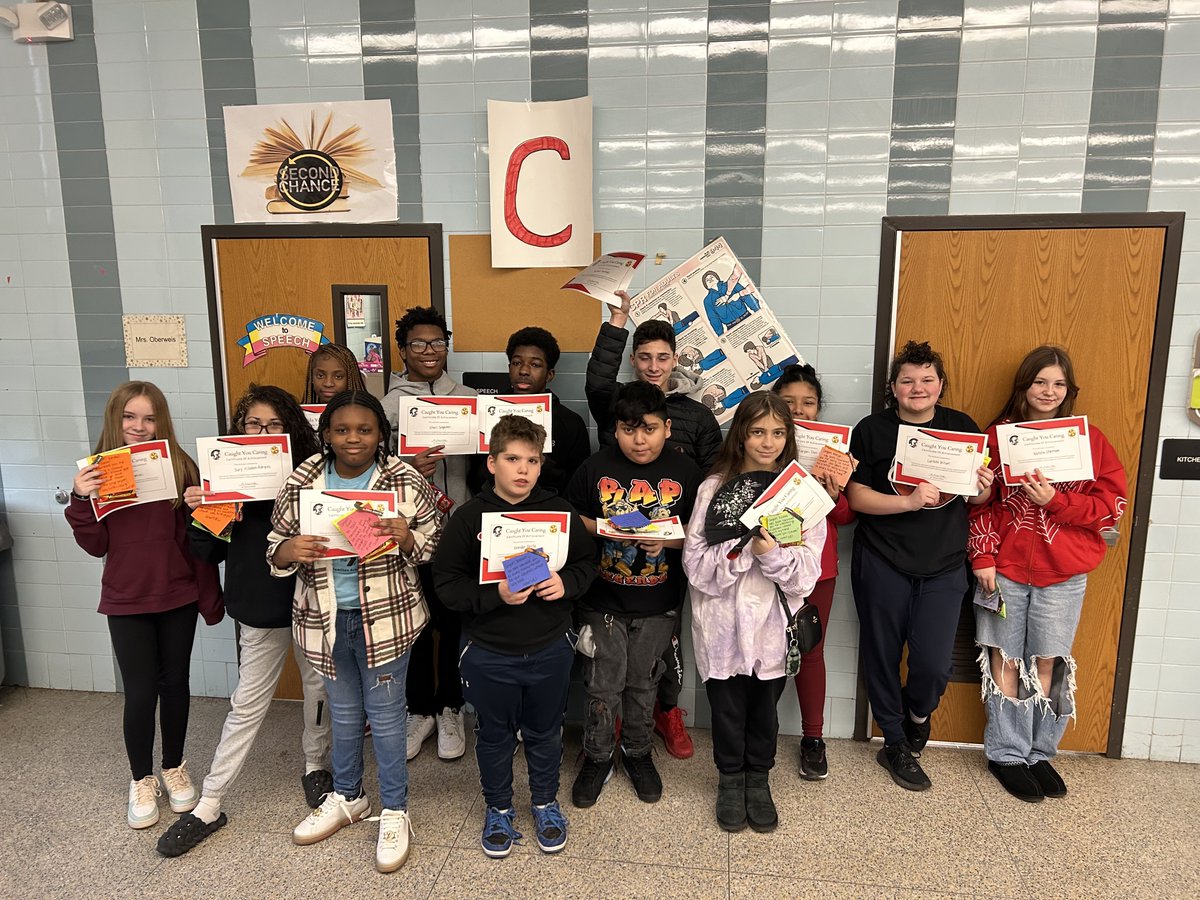 Grice`s Caught You Caring Campaign recognizes staff and students that are "Caught Caring" throughout the months.  It is a great program and our students and staff all love it! #Gricecares <a href="/WeAreHTSD/">WeAreHTSD</a> <a href="/HTSD_Grice/">Grice Middle School</a>