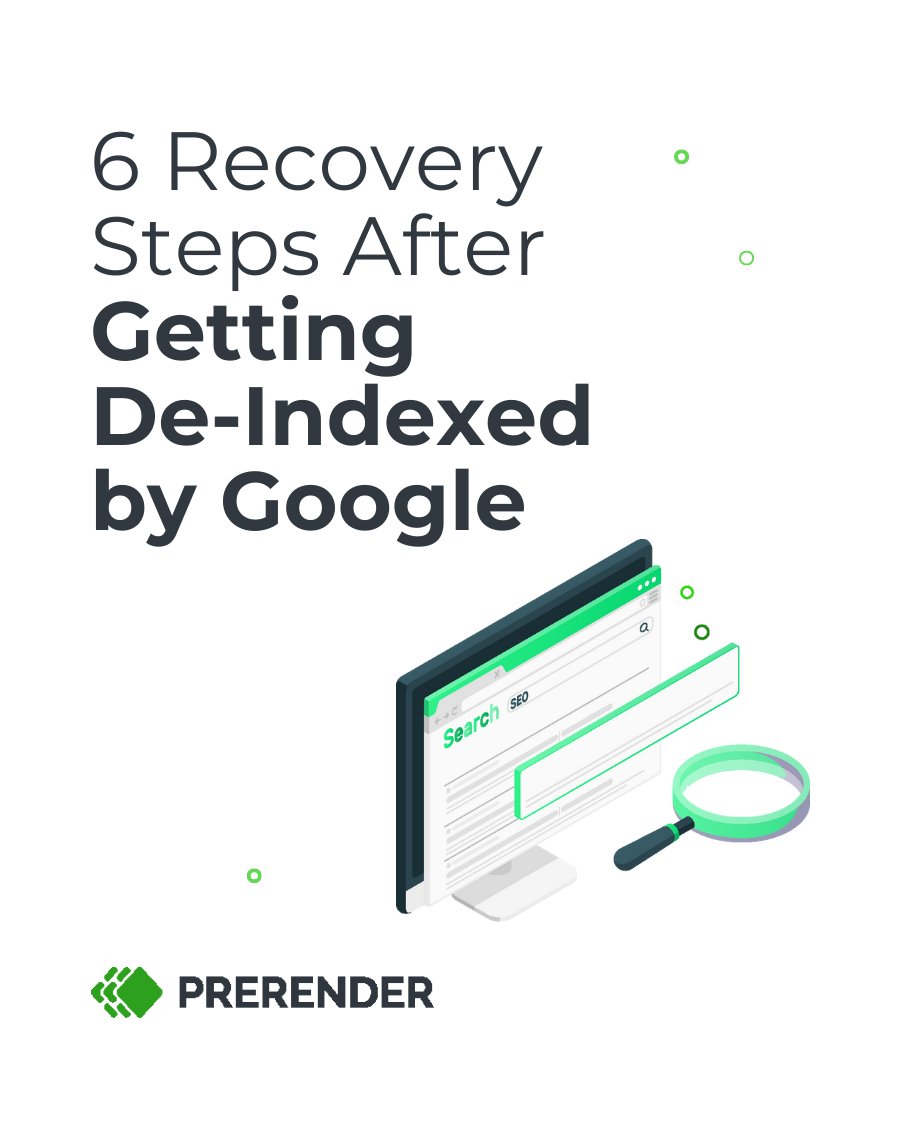 prerender's tweet image. 😭 Getting de-indexed means losing traffic. Recover your site's visibility ASAP by following these 6 steps. ✨
Access the detailed guide here: snip.ly/1qtznb
#Prerender #indexing #javascriptseo