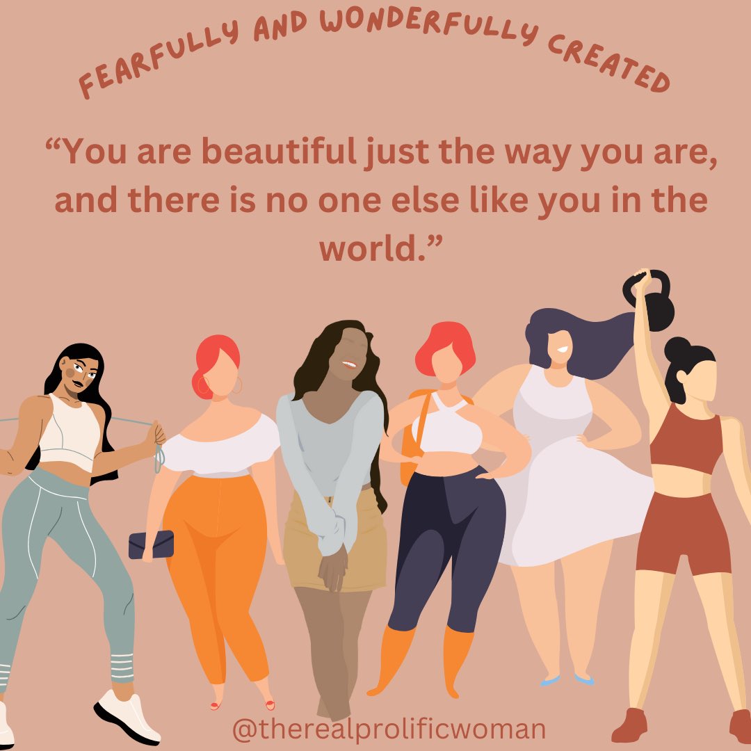 trProlificWoman's tweet photo. There is only one of you Sis 🤩🤩🤩

#beautystandards #empowerment #confidence #therealprolificwoman #bodyimage #faith #modesty #acceptance #diversity https://t.co/sIhl28u0Xj