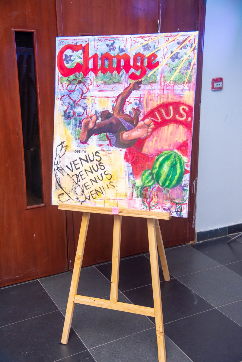 Experience the powerful creativity from past Lagos Fringe Festivals with a highlight from last year’s impactful exhibition by Ikepo Soyinka, a brilliant 16-year-old visual artist! 🎨✨

Swipe through to see breathtaking works from her solo exhibition, ‘Crows Come At Dawn,’ where